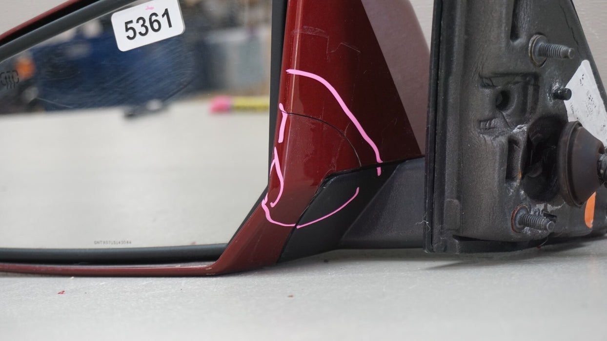 2015-2017 CHEVROLET TRAVERSE LEFT DRIVER EXTERIOR REAR VIEW HEATED MIRROR OEM