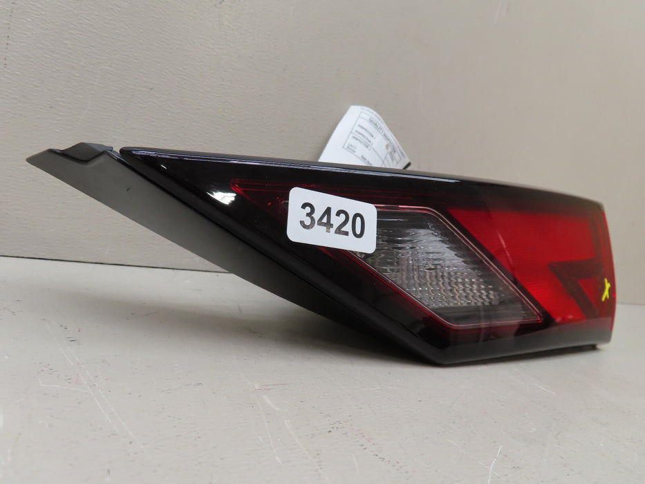 2020 2021 2022 NISSAN SENTRA REAR RIGHT PASSENGER INNER TAIL LIGHT OEM