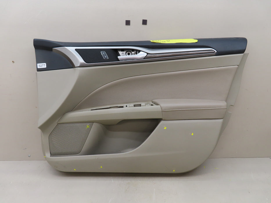 2013-2015 FORD FUSION RIGHT FRONT PASSENGER SIDE INTERIOR DOOR PANEL OEM