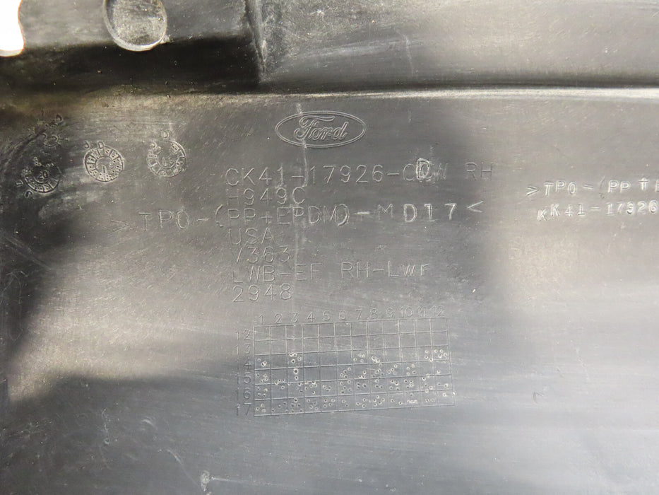 2015-2019 FORD TRANSIT REAR RIGHT PASSENGER SIDE DOOR EXTERIOR MOLDING OEM