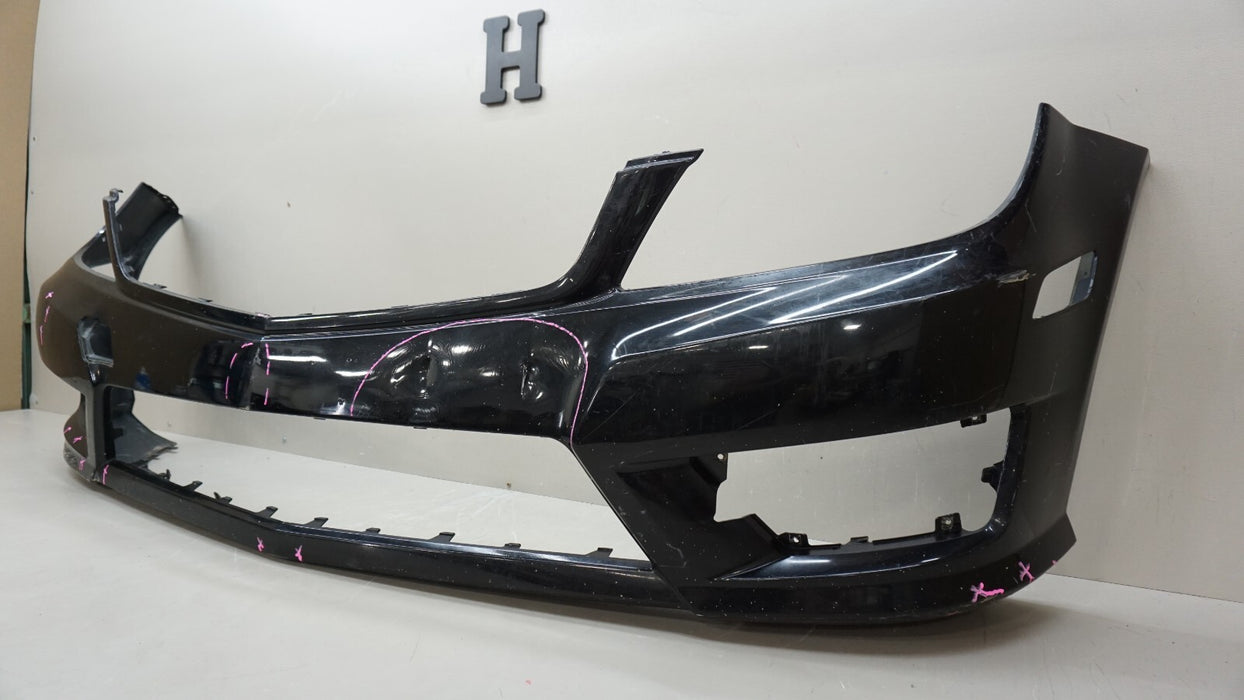 2012-2014 MERCEDES C250 C300 C350 W204 AMG FRONT BUMPER COVER OEM A2048807847