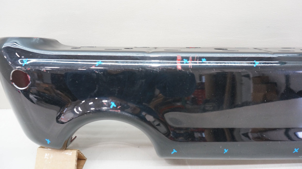 2021-2025 FORD F-150 REAR LEFT DRIVERS SIDE BUMPER END CAP W/ SENSOR HOLE OEM