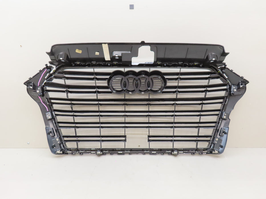 2017-2020 AUDI A3 FRONT BUMPER UPPER RADIATOR GRILLE GRILL OEM 8V5.853.651