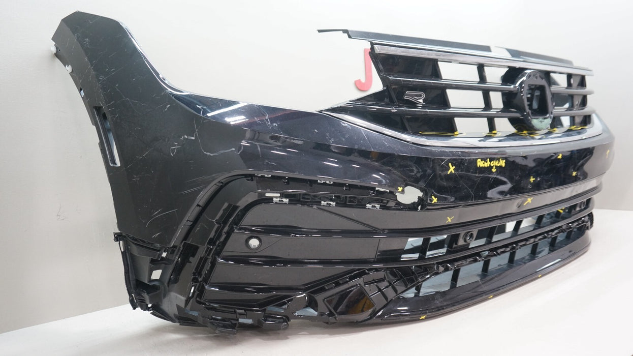 2022-2024 VOLKSWAGEN TIGUAN R LINE FRONT BUMPER COVER WITH GRILLE OEM
