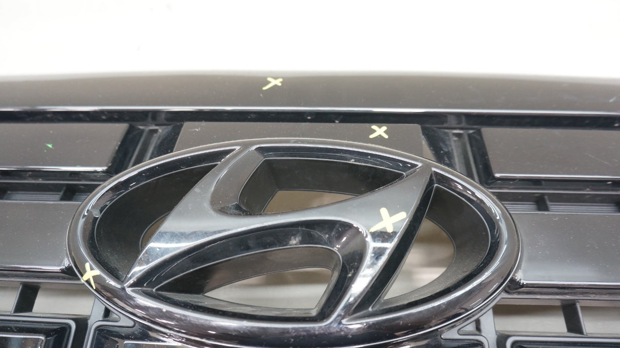 2023-2025 HYUNDAI PALISADE FRONT BLACK CHROME GRILLE W/ CAMERA OEM 863B5-S8CB0