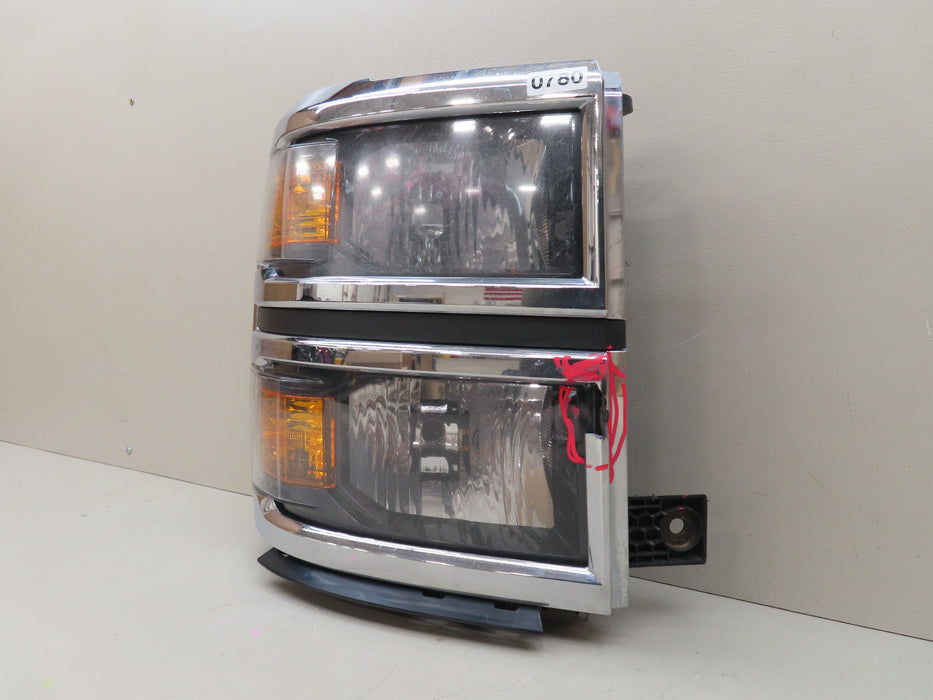 2014 2015 CHEVROLET SILVERADO 1500 FRONT RIGHT PASSENGER HEADLIGHT HALOGEN OEM