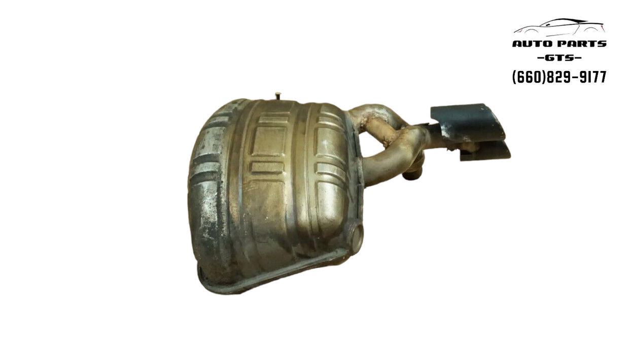 2005-2008 PORSCHE 911 3.8L RIGHT PASSENGER SIDE EXHAUST MUFFLER WITH TIPS OEM