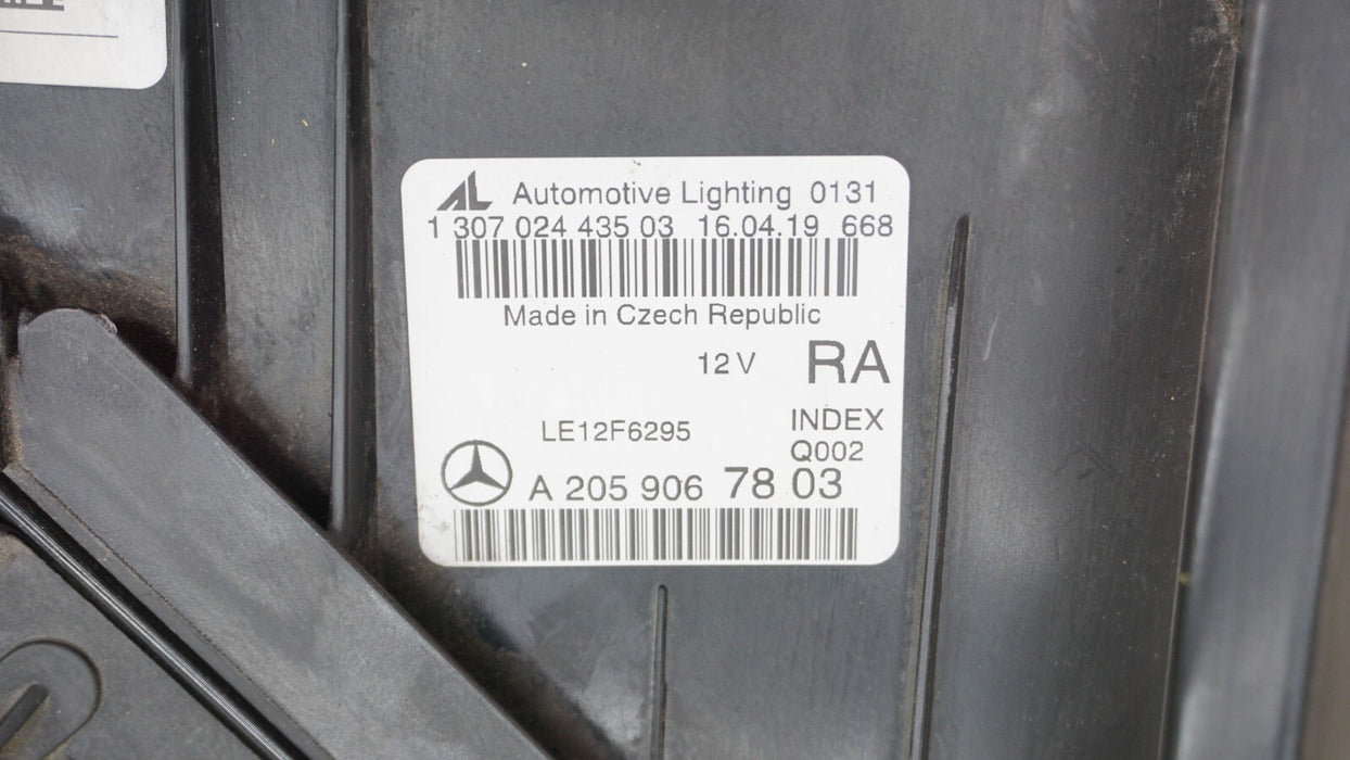 2015-2018 MERCEDES BENZ C CLASS W205 FRONT RIGHT PASSENGER SIDE HEADLIGHT OEM