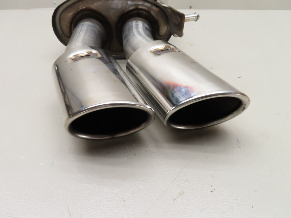2018 - 2021 AUDI S4 REAR RIGHT SIDE EXHAUST MUFFLER W/ TIPS & VALVE ACTUATOR OEM