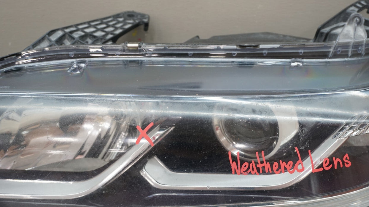 2016-2017 HONDA ACCORD EX EX-L COUPE FRONT LH LEFT DRIVER SIDE HEADLIGHT OEM