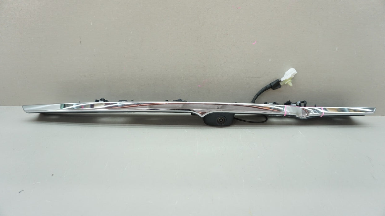 2014-2021 MASERATI QUATTROPORTE REAR CHROME LICENSE PLATE TRIM COVER OEM