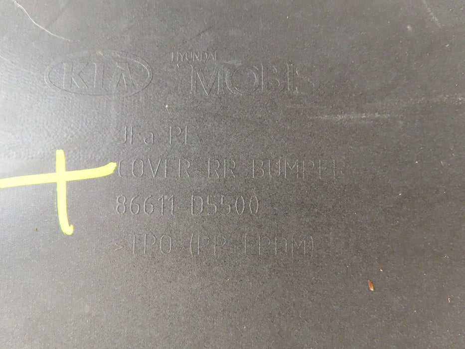 2019 2020 KIA OPTIMA REAR BUMPER COVER OEM 86611-D5500