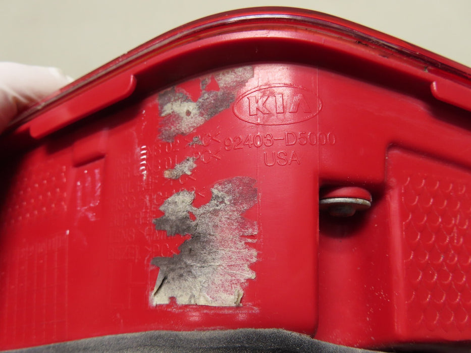 2016-2018 KIA OPTIMA REAR LEFT DRIVER SIDE INNER TAIL LIGHT LAMP OEM 92403-D5000