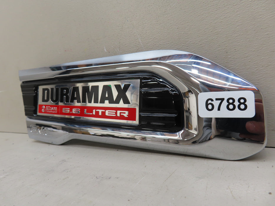 2020-2023 GMC SIERRA K3500 6.6L ALLISON DURAMAX RIGHT SIDE FENDER BADGE EBLEM