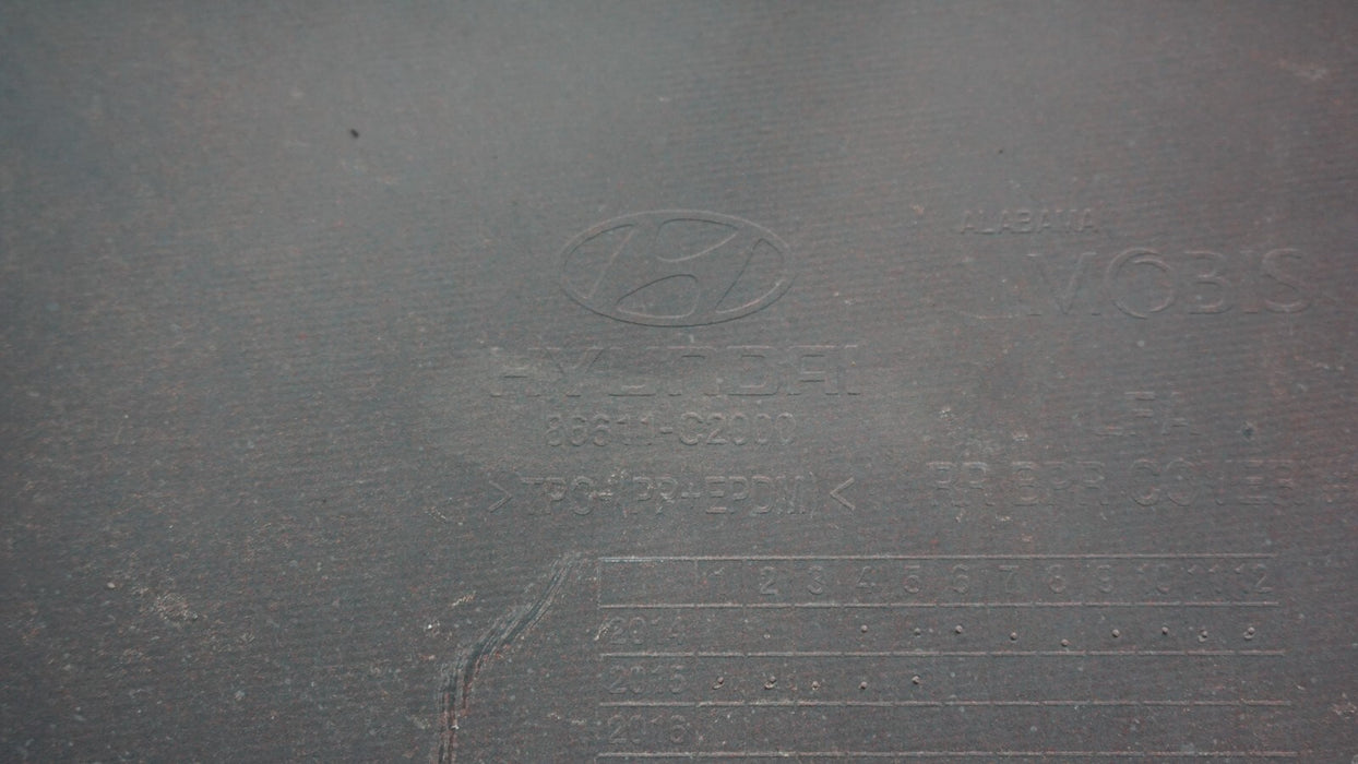 2015-2017 HYUNDAI SONATA REAR BUMPER COVER 86611-C2000 OEM 15 16 17