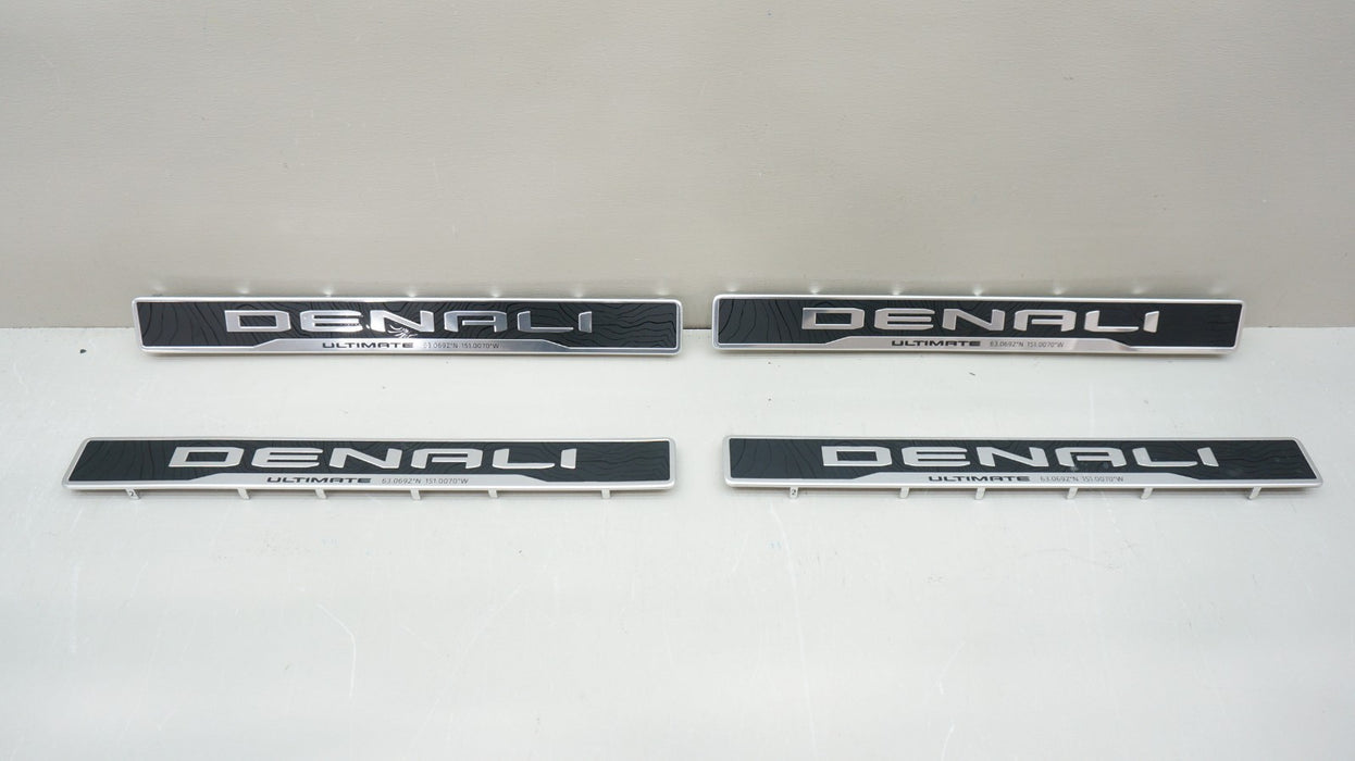 2021-2025 GMC YUKON DENALI DOOR SILL PLATES PACKAGE OEM *NEW*