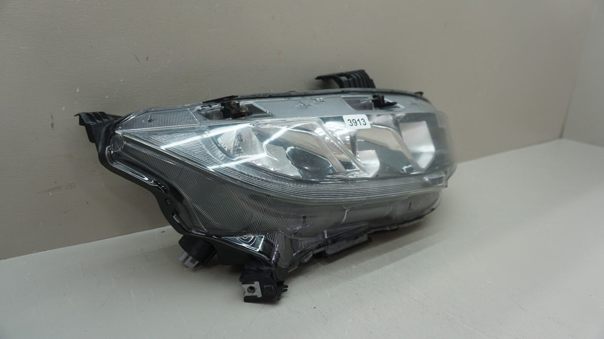 2016-2018 HONDA CIVIC FRONT RH RIGHT PASSENGER SIDE HALOGEN HEADLIGHT OEM