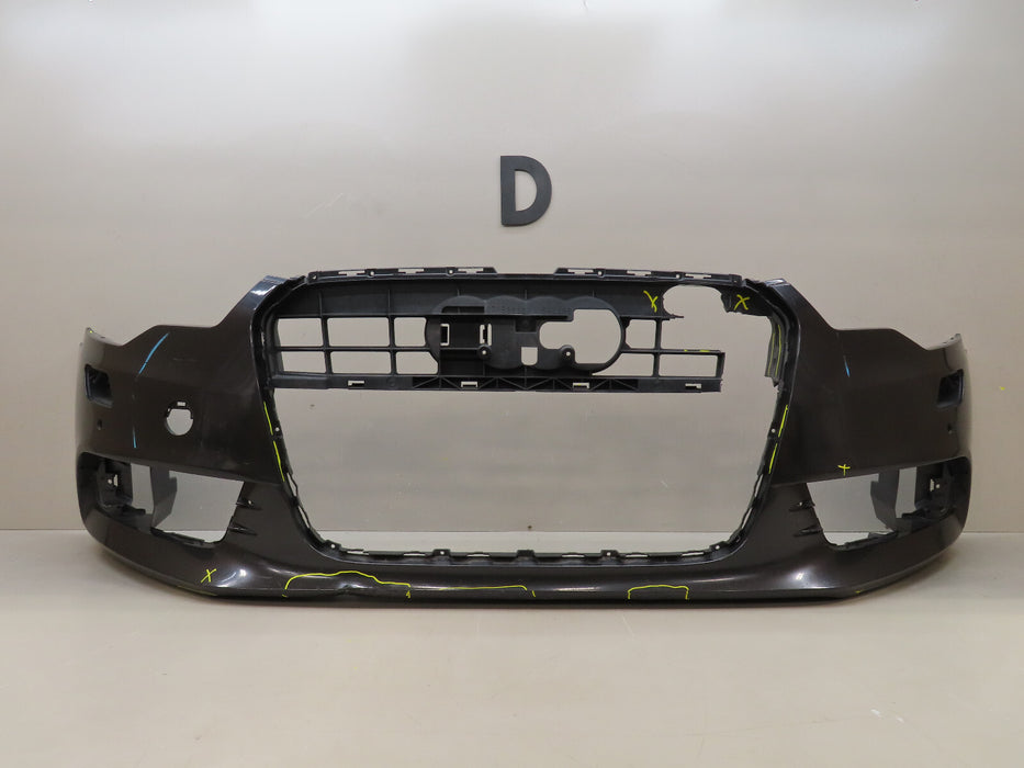 2012 2103 2014 2015 AUDI A6 FRONT BUMPER COVER OEM 4G0807437