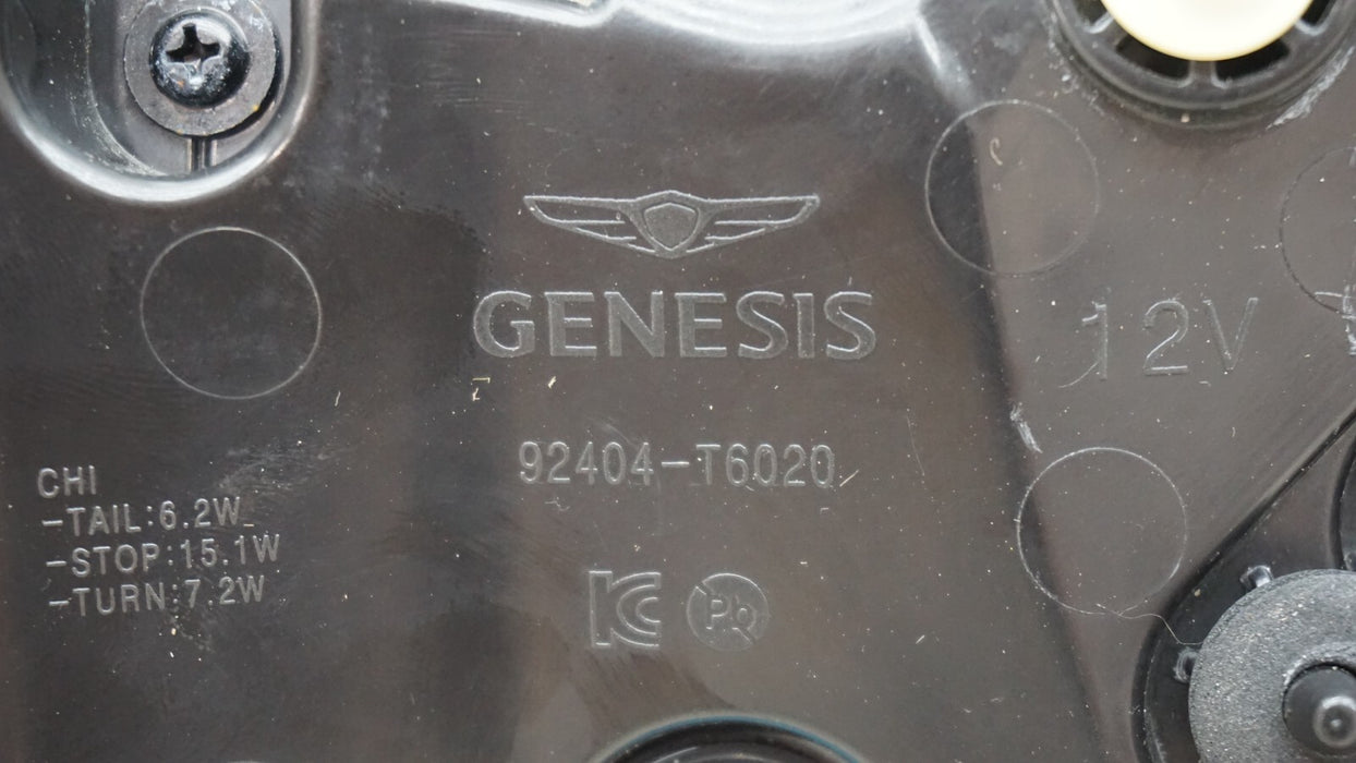 2021 GENESIS GV80 REAR RH RIGHT PASSENGER SIDE INNER TAIL LIGHT OEM