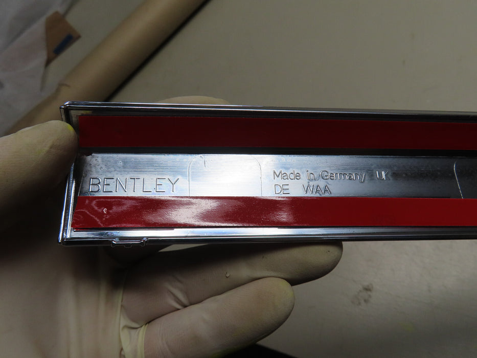 2009-2011 BENTLEY CONTINENTAL STAINLESS STEEL SIDE TRIM PANEL OEM 3W8853535L