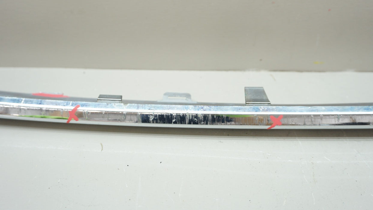 2014-2020 DODGE DURANGO FRONT BUMPER CENTER MOLDING TRIM CHROME 05113729AB OEM