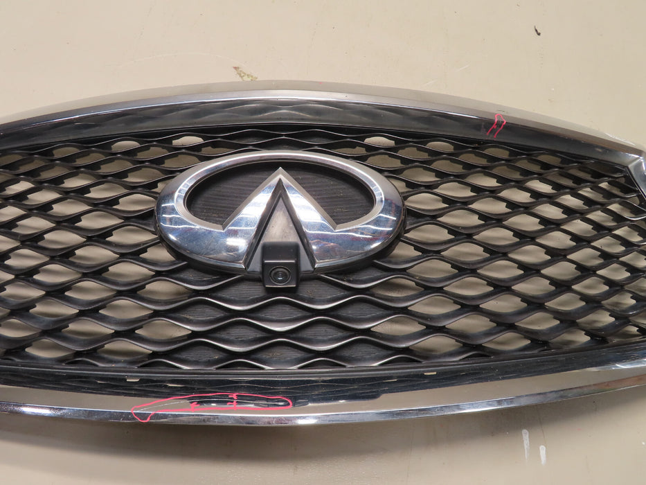 2016-2020 Infiniti QX60 Front Bumper Upper Grille GRILL With Camera OEM