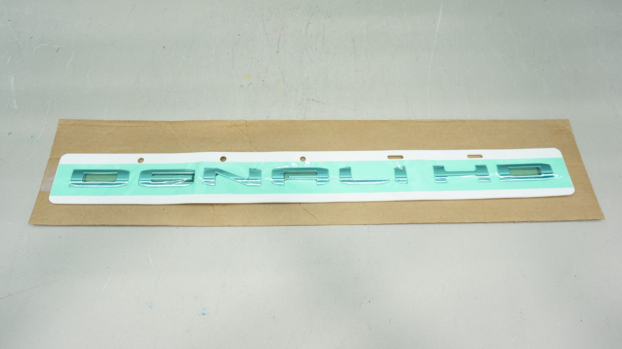 2019-2024 GMC SIERRA 2500 3500 HD REAR CHROME TAILGATE EMBLEMS LETTER OEM