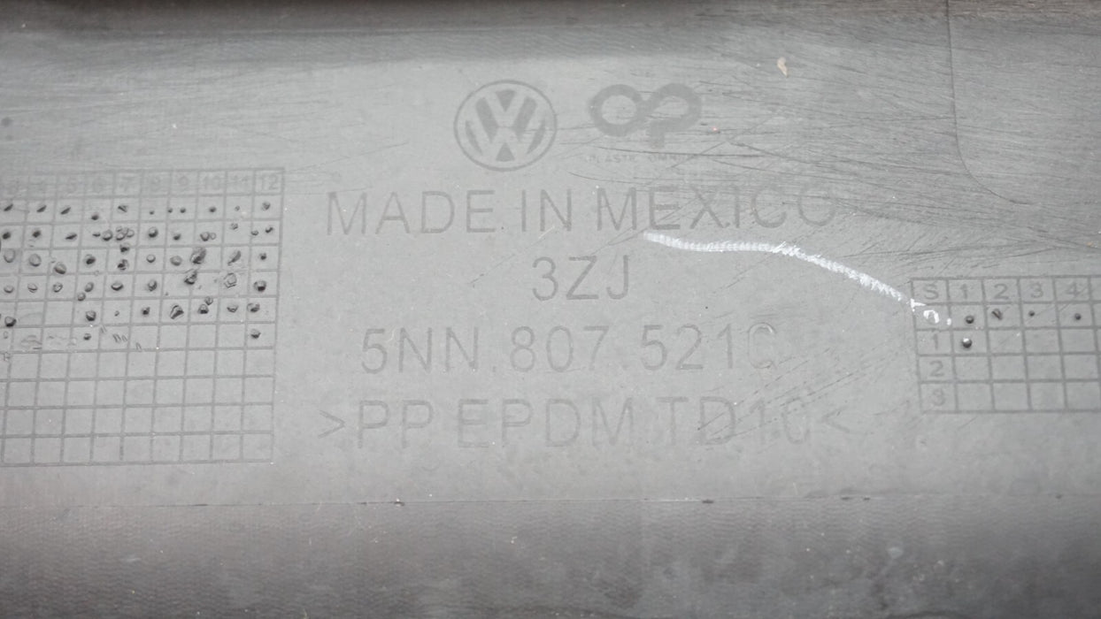 2018-2020 VOLKSWAGEN TIGUAN REAR LOWER BUMPER COVER VALANCE OEM 5NN807521C