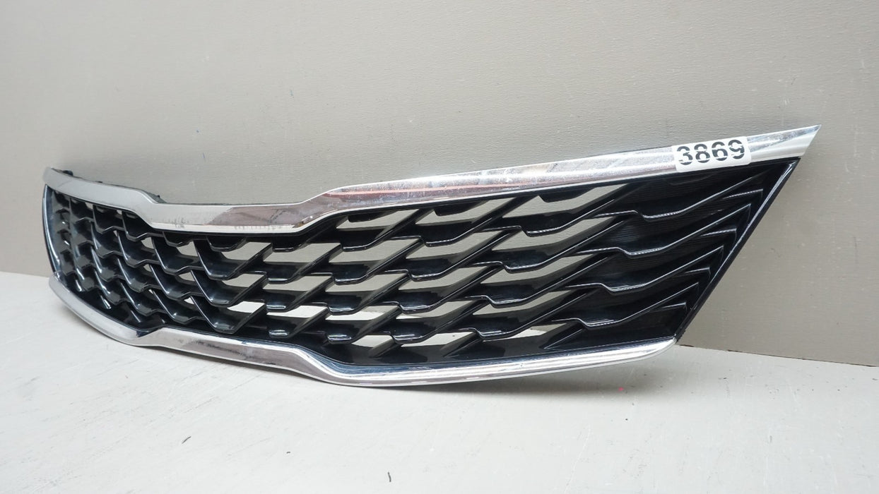 2019-2020 KIA OPTIMA FRONT UPPER BUMPER GRILLE OEM 86351-D5500