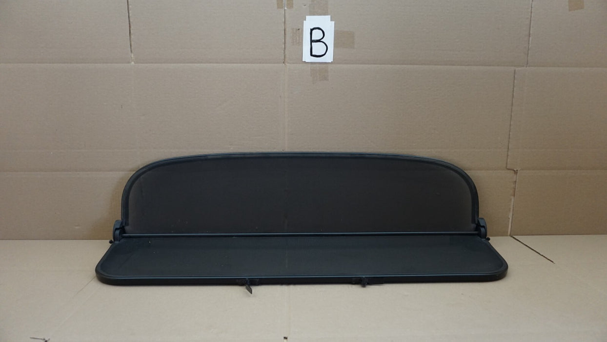 2006-2014 JAGUAR XK CONVERTIBLE REAR WINDBREAK WINDSTOP WIND DEFLECTOR BLACK OEM