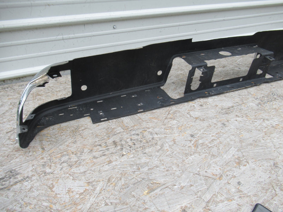 2014-2018 GMC SIERRA 1500 REAR BUMPER COVER CHROME W/ SENSOR HOLES OEM