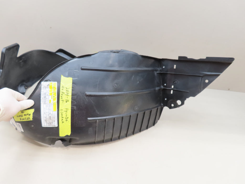 2014 2015 2016 HYUNDAI ELANTRA FRONT RIGHT PASSENGER INNER FENDER LINER OEM
