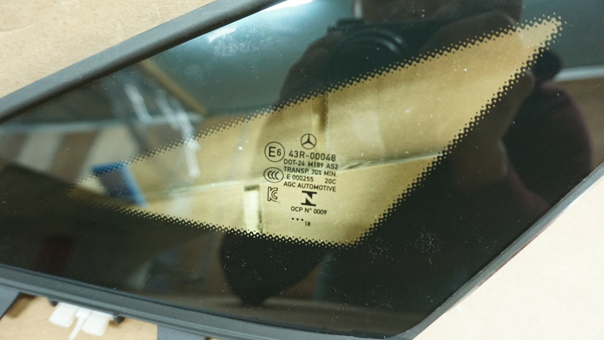 2018-2019 MERCEDES BENZ AMG GT X290 REAR RIGHT PASSENGER SIDE WINDOW GLASS OEM