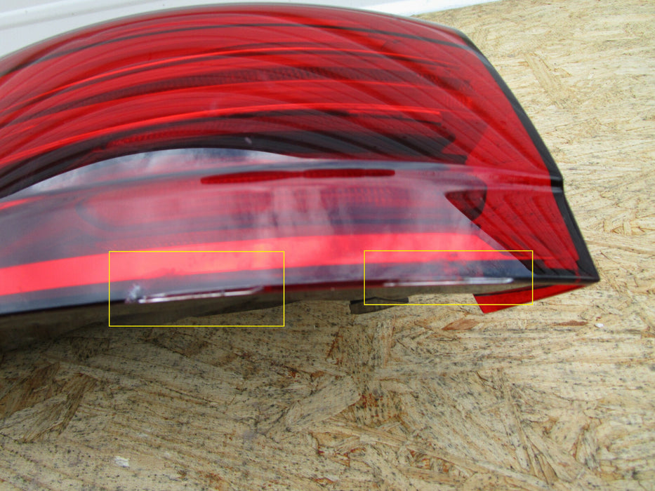 2015 2016 2017 PORSCHE CAYENNE LEFT REAR LED TAILLIGHT TAILLAMP OEM