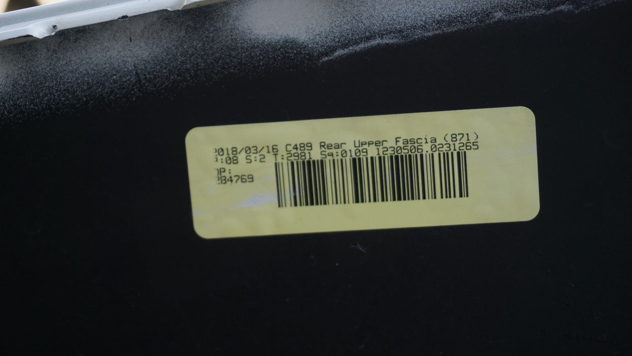 2015-2019 LINCOLN MKC REAR BUMPER SHELL PLASTIC COVER PANEL FACTORY OEM