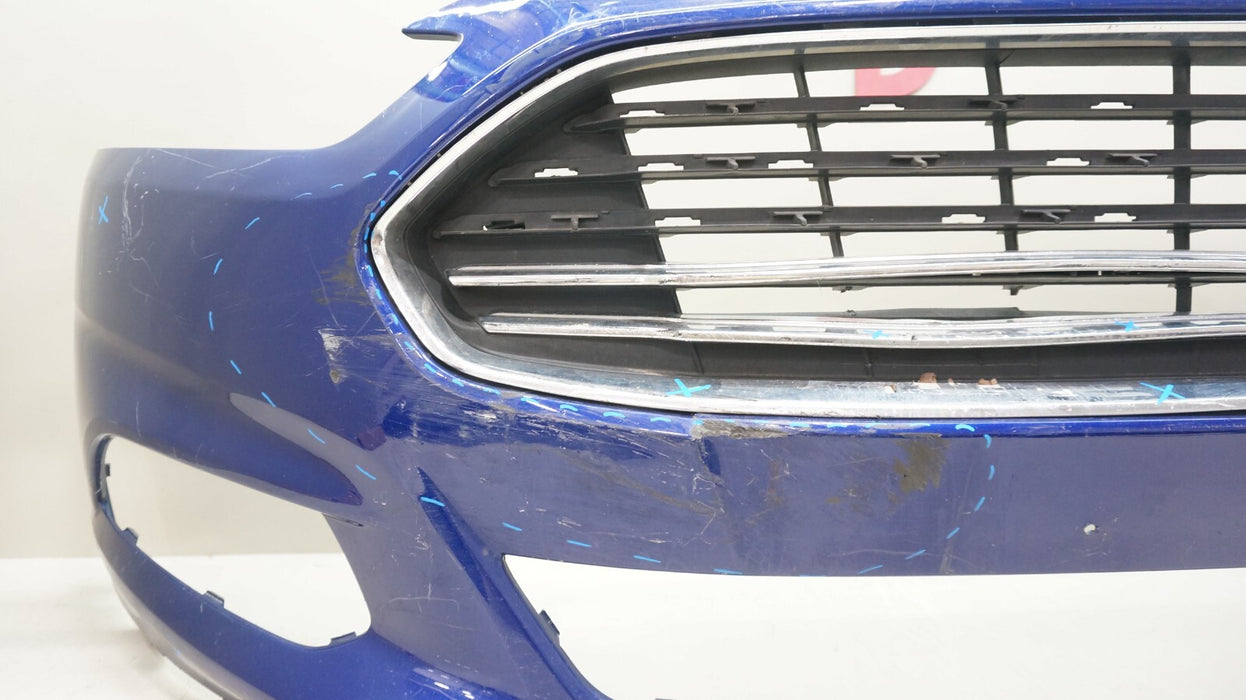 2013-2016 FORD FUSION FRONT BUMPER COVER PANEL WITH GRILLE OEM ES73-17757