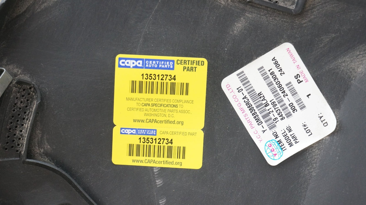 2019-2022 CHEVROLET BLAZER FRONT RIGHT SIDE BUMPER CAP AFTERMARKET CAPA