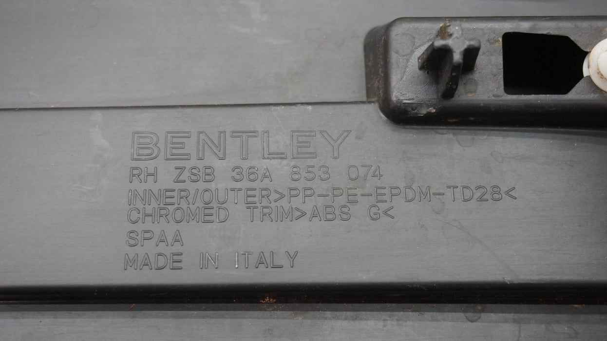 2016-2020 BENTLEY BENTAYGA RH RIGHT REAR DOOR MOLDING TRIM OEM 36A 853 074