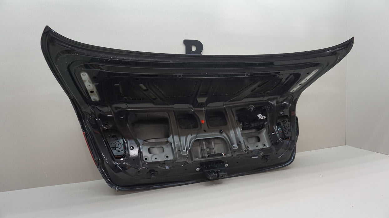 2014-2016 BMW 535I F10 SEDAN REAR TRUNK LID W/ LOCK INNER TAIL LIGHT EMBLEM OEM