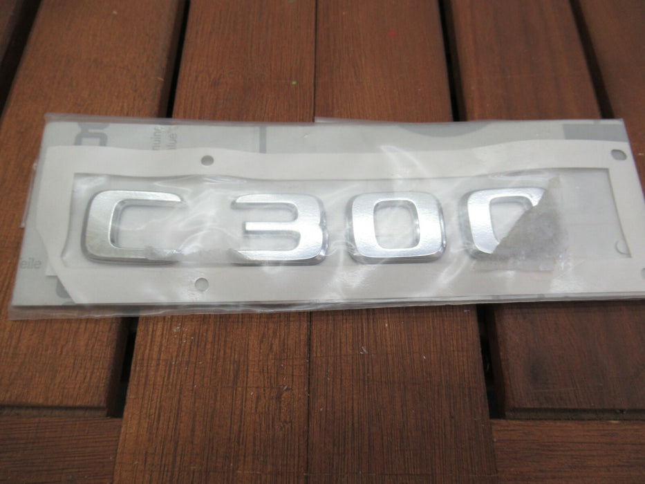 2017-2020 MERCEDES BENZ C300 REAR TRUNK EMBLEM NAMEPLATE MODELPLATE OEM