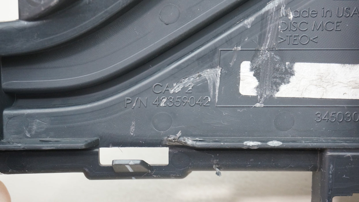 2015-2016 CHEVROLET CRUZE FRONT LOWER BUMPER GRILLE OEM 42359042