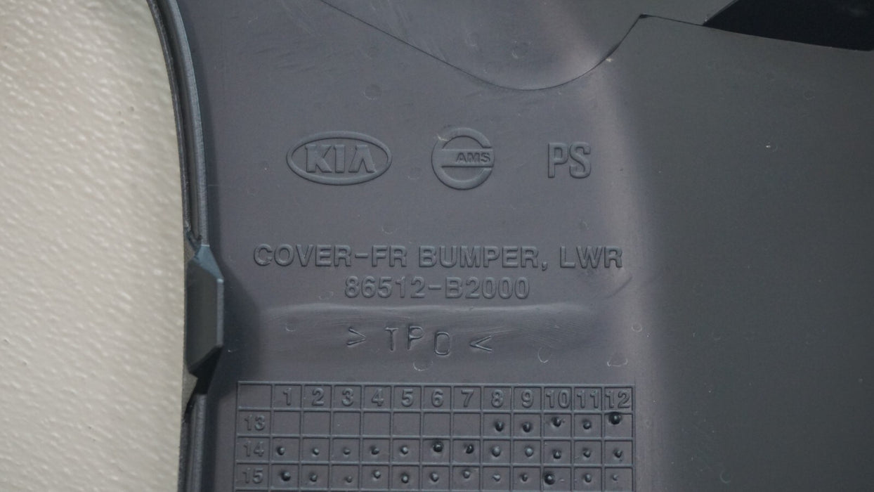 2014-2016 KIA SOUL FRONT LOWER BUMPER VALANCE COVER 86512-B2000 OEM 14 15 16