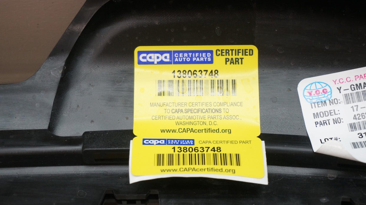 2017-2020 CHEVROLET TRAX FRONT LOWER BUMPER VALANCE COVER PANEL AFTERMARKET CAPA