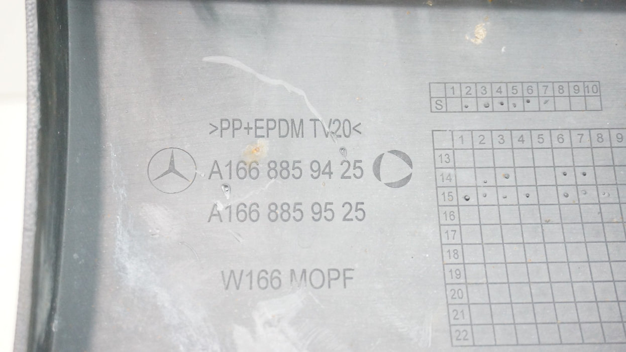 2016-2019 MERCEDES-BENZ GLE-CLASS REAR LOWER BUMPER VALANCE COVER A1668859425 OE