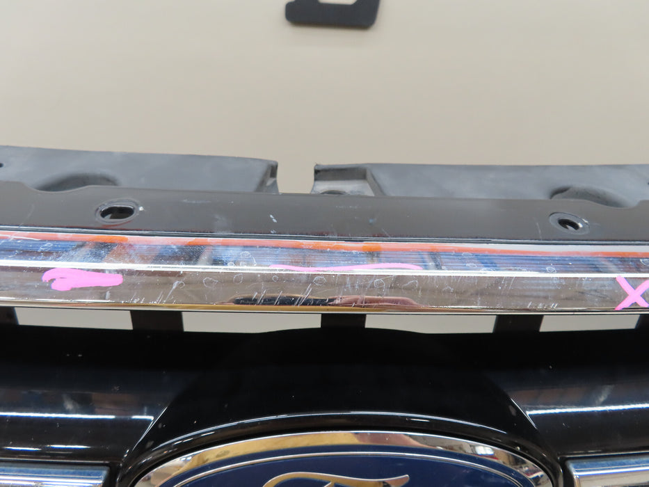 2017-2019 FORD ESCAPE FRONT BUMPER COVER W/ GRILLES OEM GJ54-17757-AEW