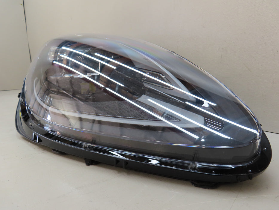 2019-2023 PORSCHE MACAN FRONT RIGHT PASSENGER SIDE BLACK FULL LED HEADLIGHT OEM