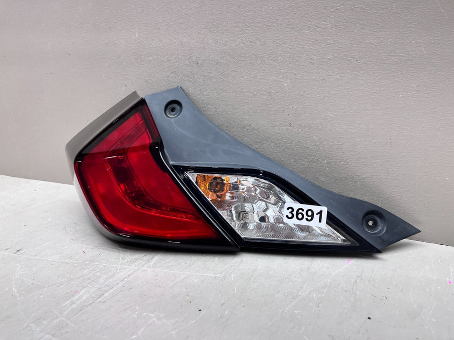 2016-2020 HONDA CIVIC COUPE LH DRIVER LEFT OUTER TAILLIGHT 33550-TBG-A012 OEM
