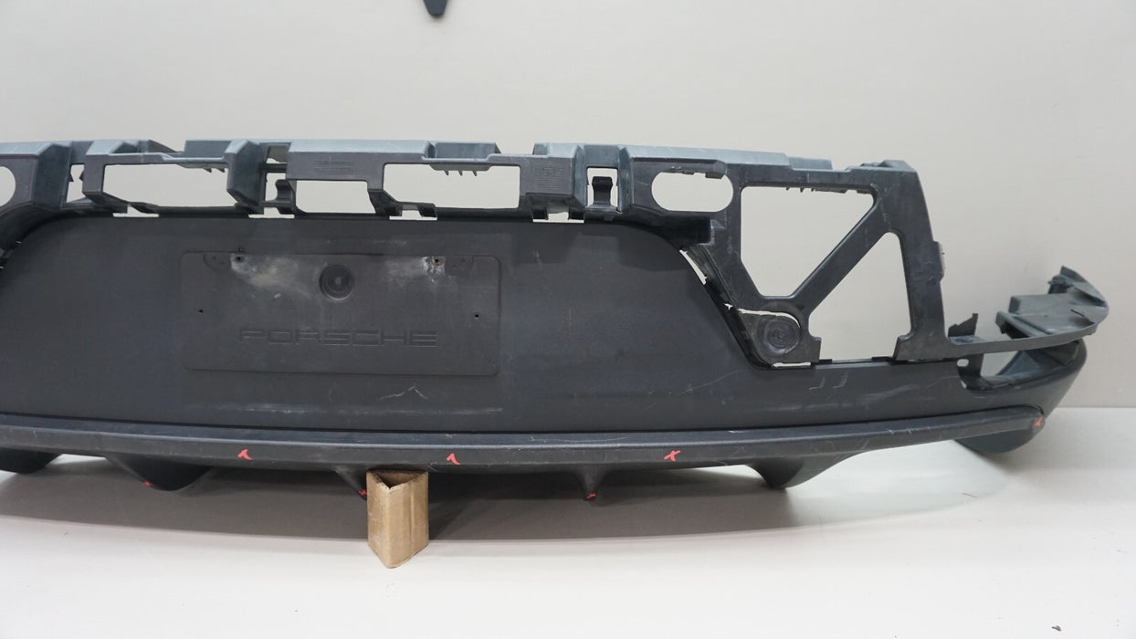 2015-2018 PORSCHE MACAN REAR LOWER BUMPER COVER VALANCE DIFFUSER OEM 95B807834