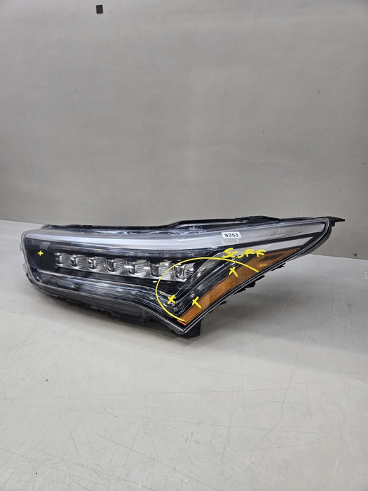 2019-2025 ACURA RDX LEFT DRIVER SIDE HEADLIGHT FULL LED OEM
