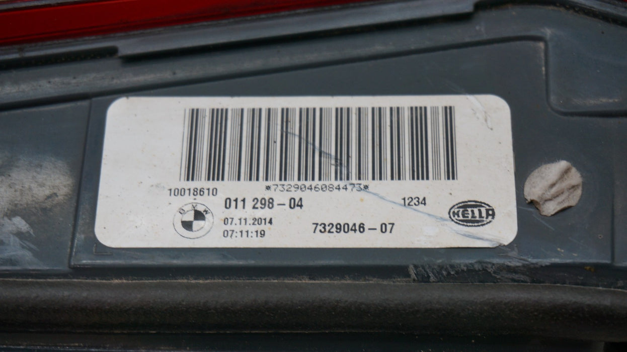 2014-2018 BMW X5 F15 REAR RIGHT PASSENGER SIDE INNER TAIL LIGHT OEM 011298-04